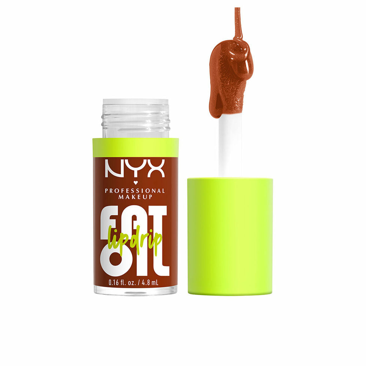 Nyx, Fat Oil Lip Drip, Vegan, Glossy, Lip Oil, Not Found, Scrollin, 4.8 ml