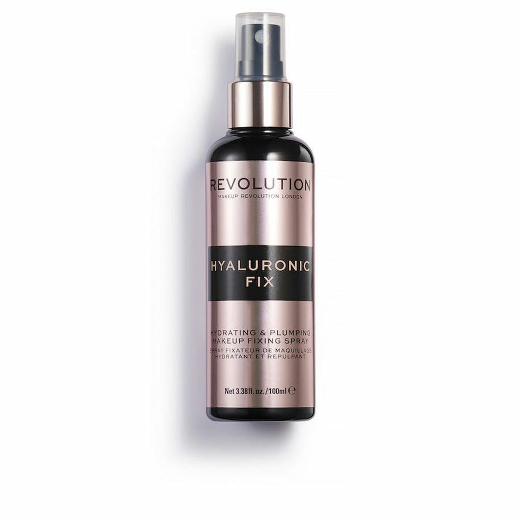 Makeup Revolution, Hyaluronic Fix, Hyaluronic Acid, Hydrating, Makeup Fixer Spray, 100 ml