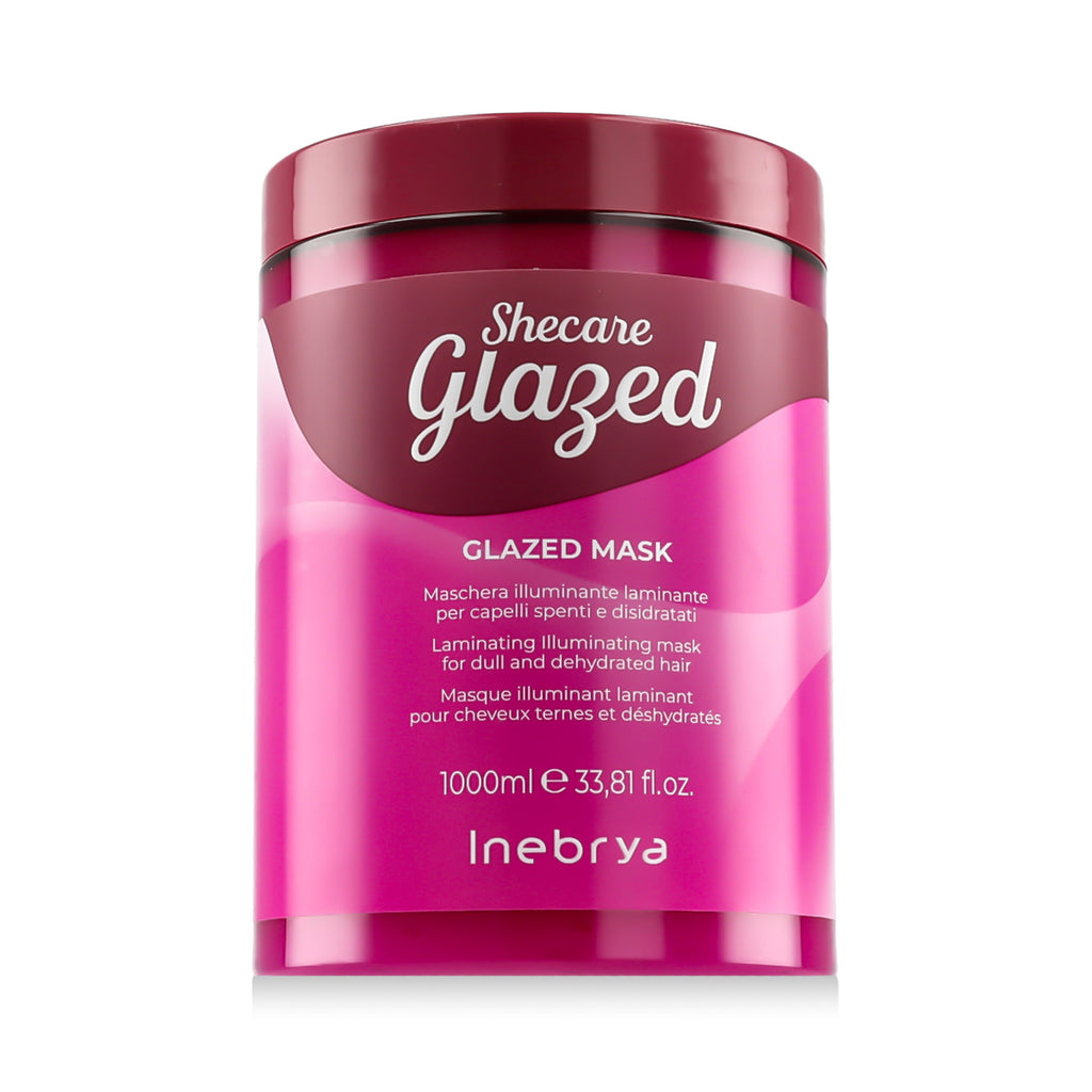 Inebrya, Shecare Glazed, Hair Treatment Cream Mask, Illuminating, 1000 ml