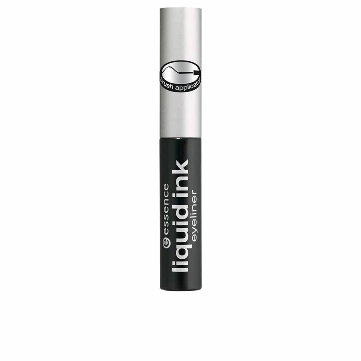 Essence, Liquid Ink, Brush, Liquid Eyeliner, 01, Black, 3 ml