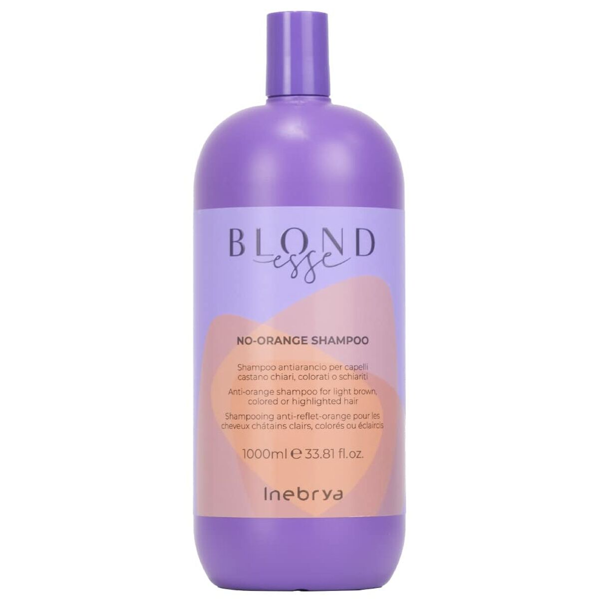 Inebrya, Blondesse No-Orange, Hair Shampoo, 1000 ml