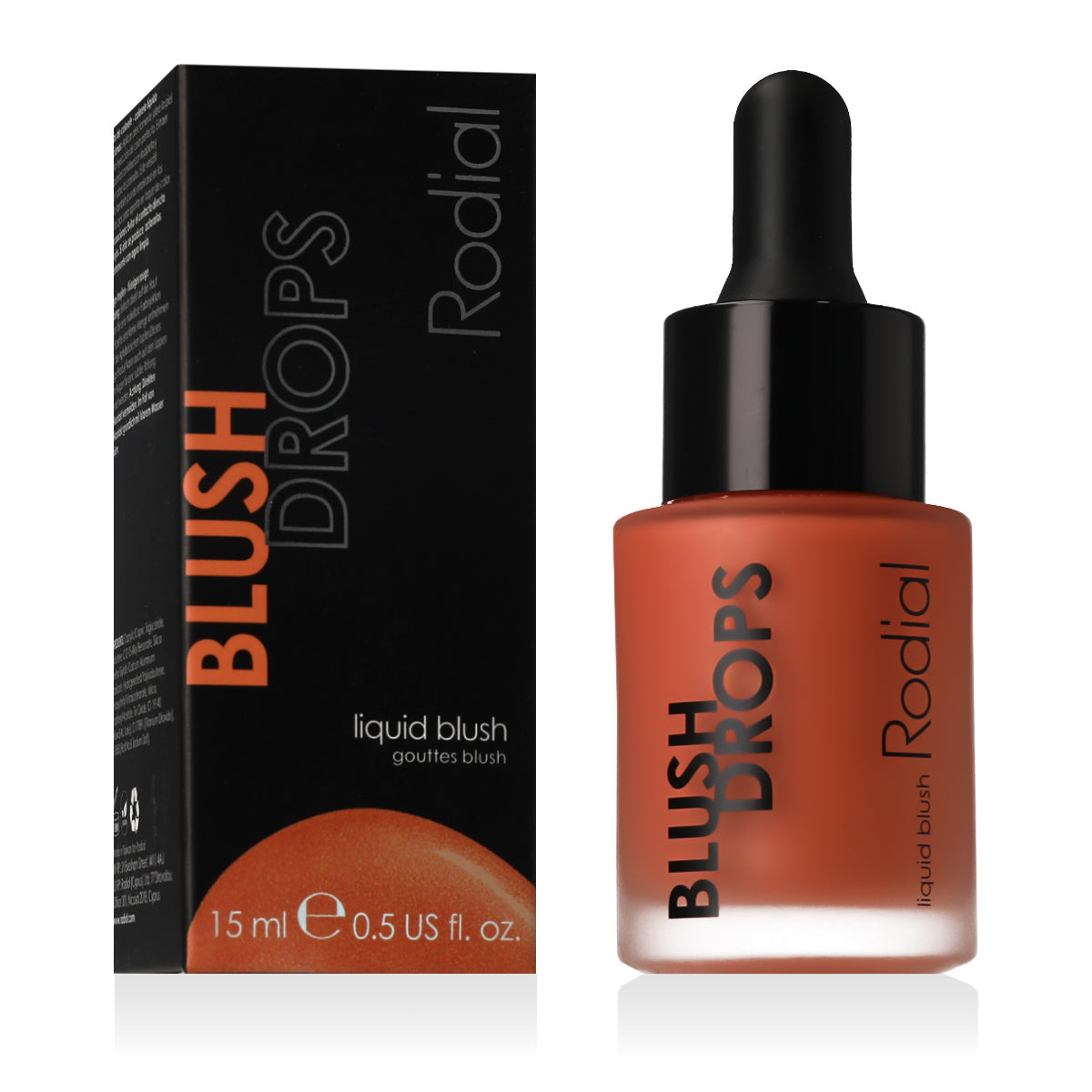 Rodial, Blush Drops, Radiant Finish, Liquid Blush, Apricot Sorbet, 15 ml