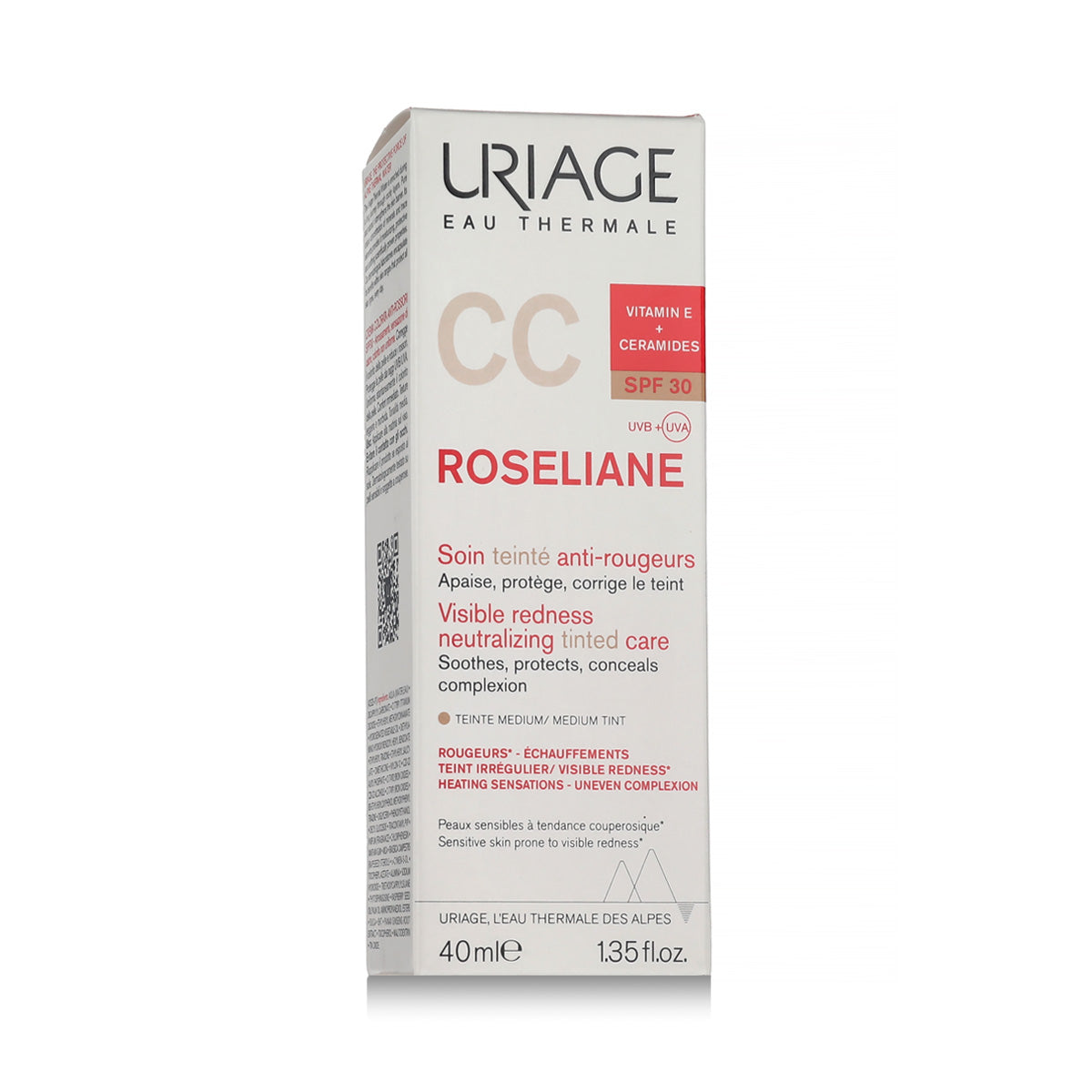 Uriage, Roseliane, Anti-Redness, CC Cream, Medium, SPF 30, 40 ml