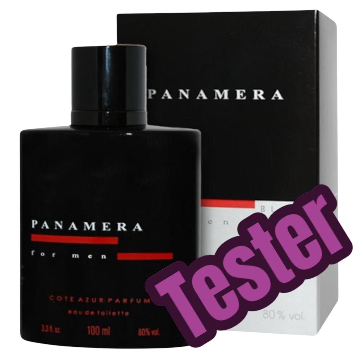 Tester Apa de toaleta Panamera Black , barbati, Cote D´Azur, 100 ml