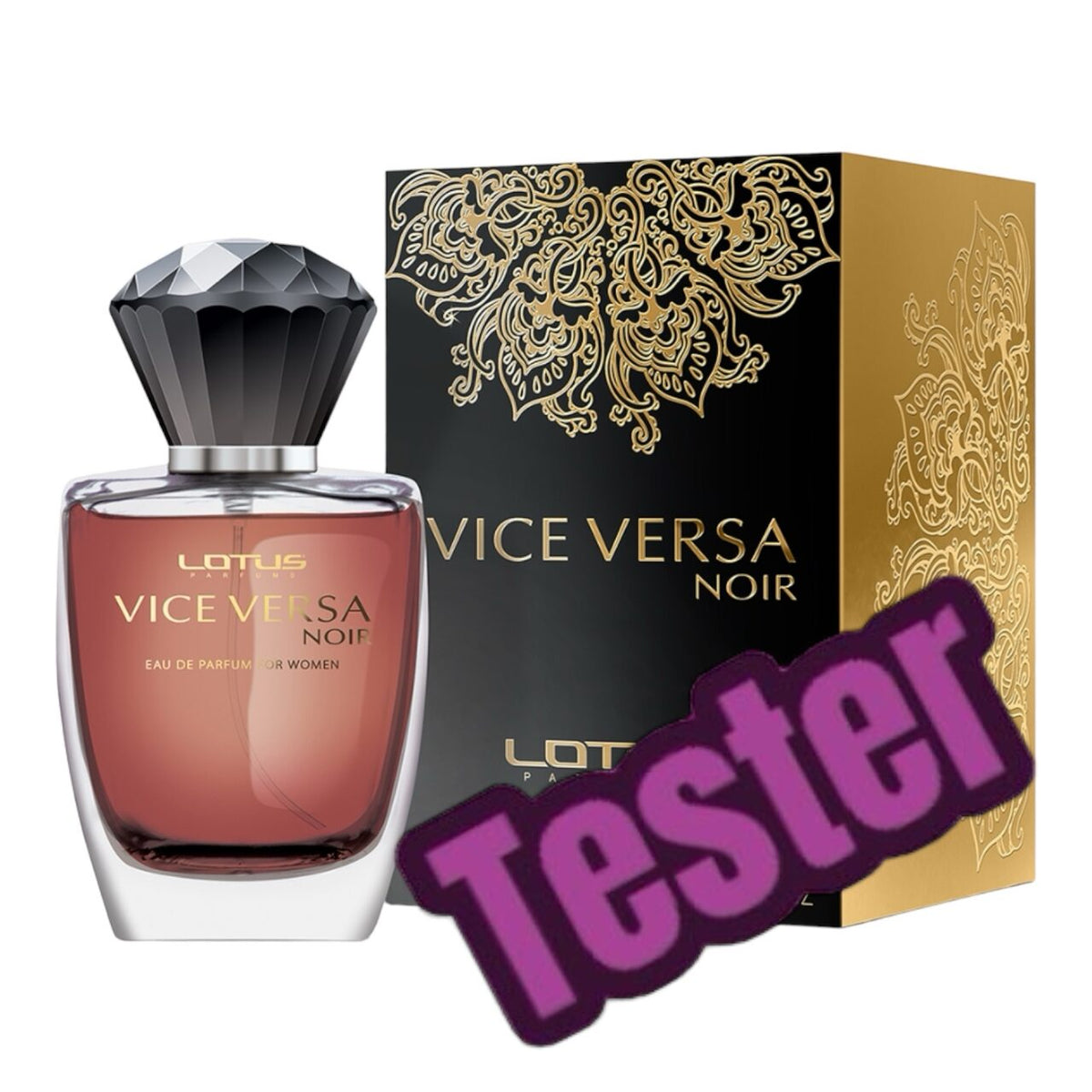 Tester Apa de parfum Vice Versa Noir Revers, Femei, 100 ml