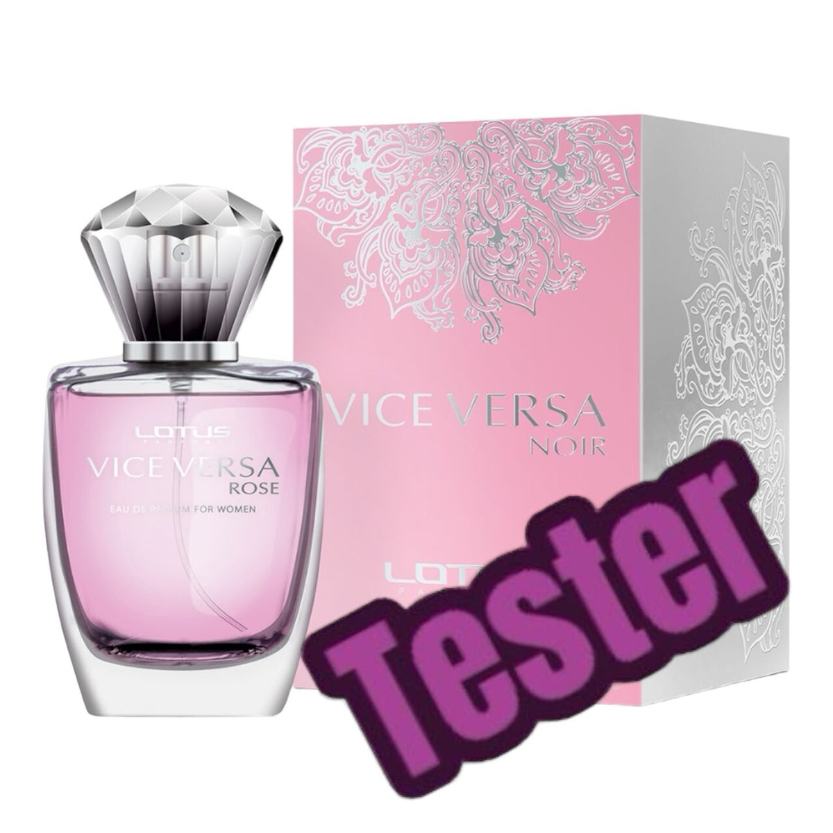 Tester Apa de parfum Vice Versa Rose Revers, Femei, 100 ml