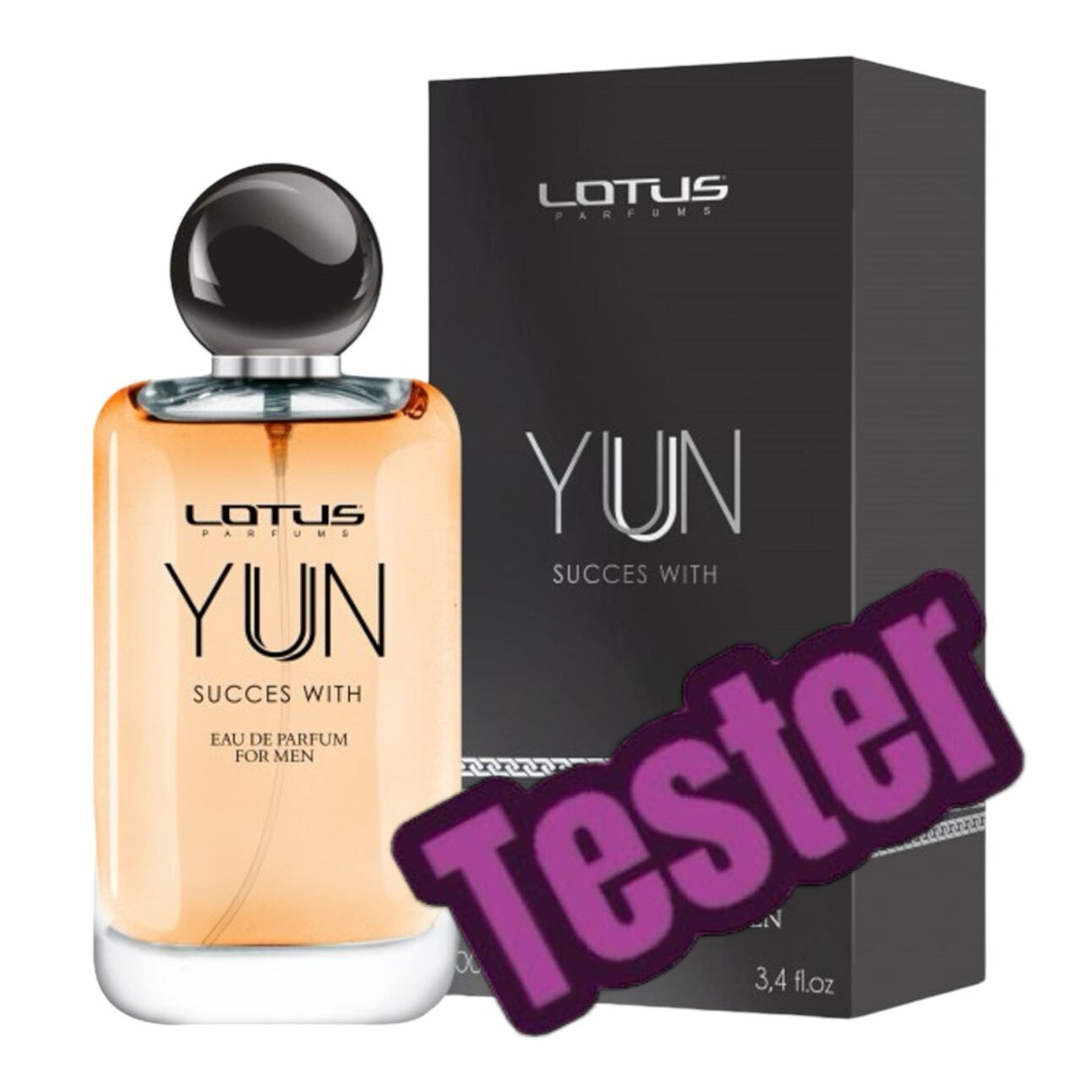 Tester Apa de parfum Yun Succes With, Revers, Barbati, 100ml