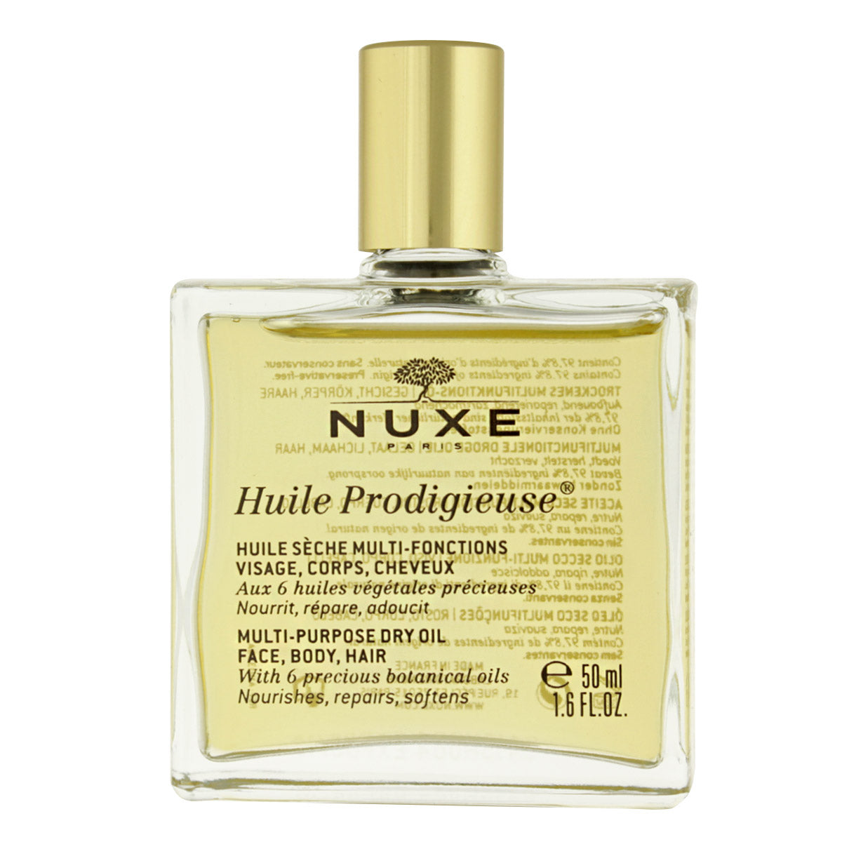Nuxe, Huile Prodigieuse Multi-Purpose, Body Oil, For Face, Body & Hair, 50 ml
