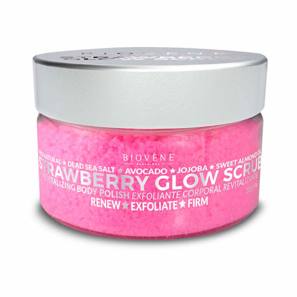 Biovene, Glow, Strawberry, Exfoliating, Body Scrub, 200 g