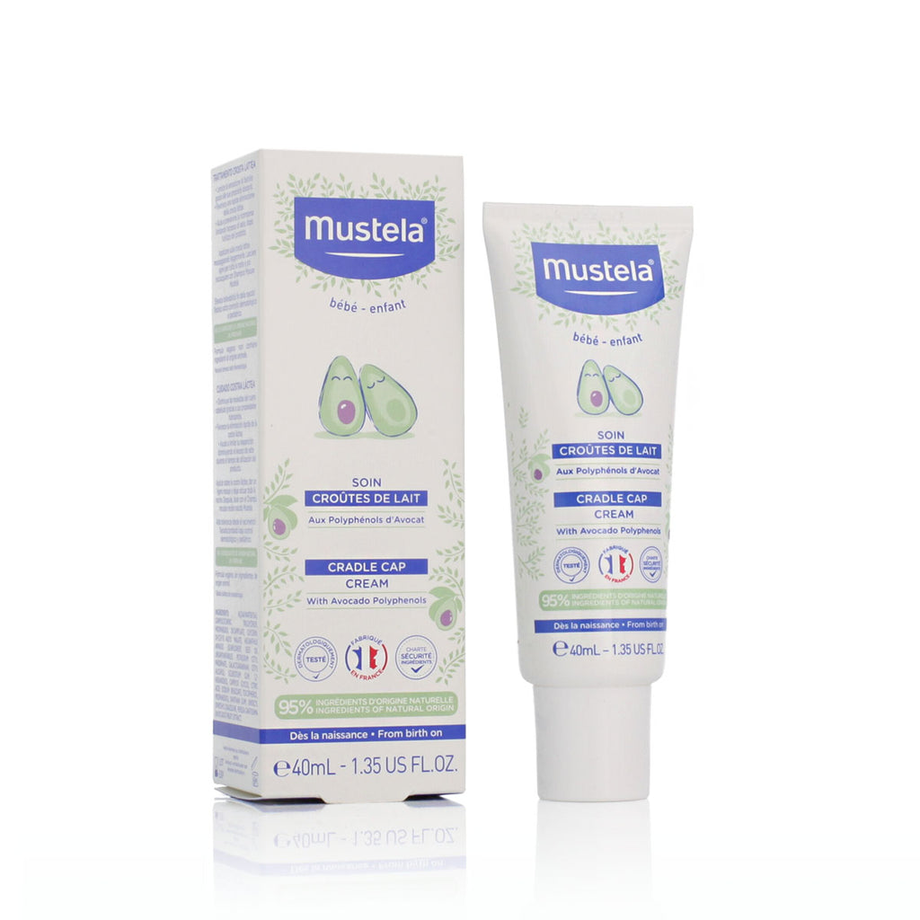 Mustela, Cradle Cap, Avocado, Anti-Milk Scales, Local Treatment Cream, For Scalp, 400 ml
