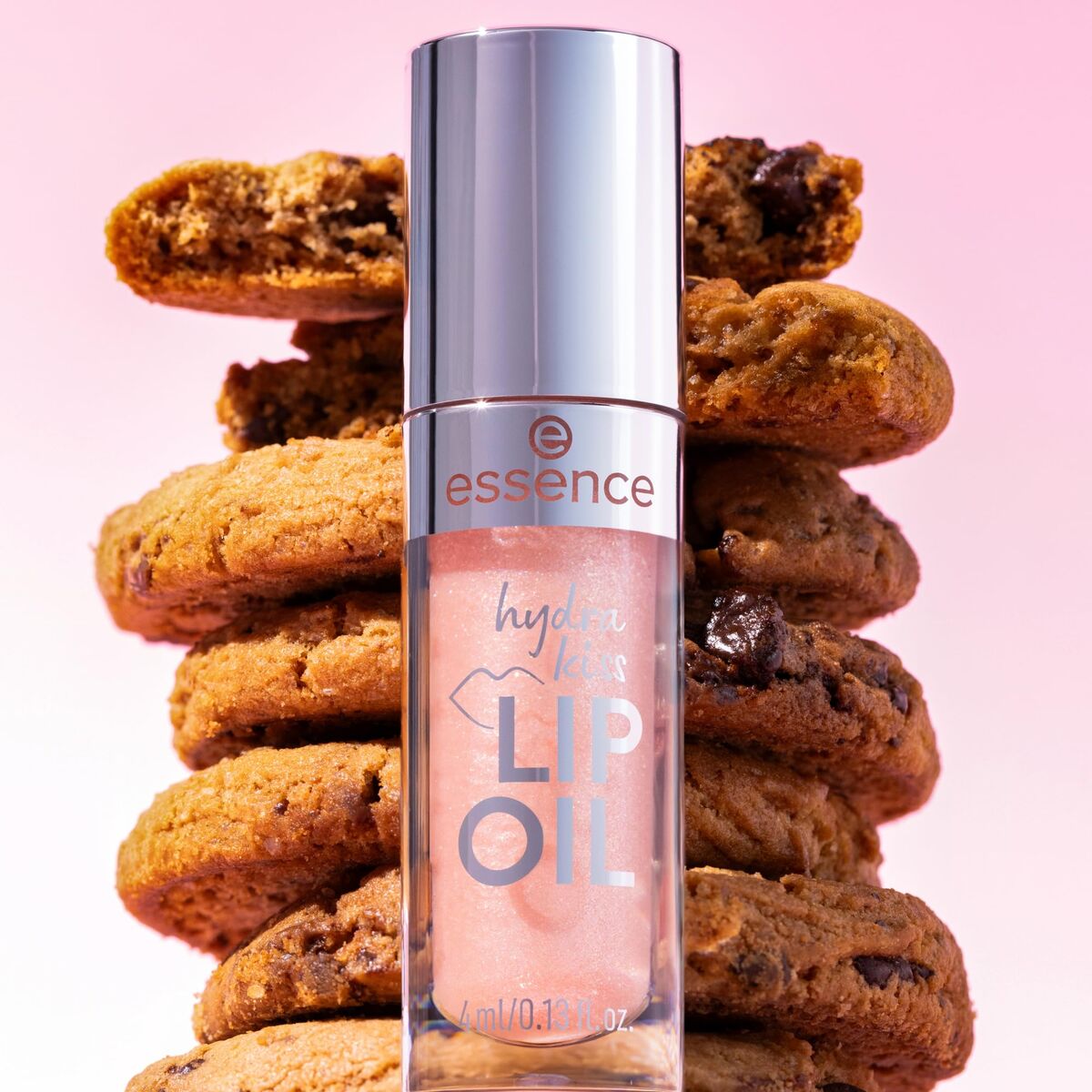 Essence, Hydra Kiss, Gloss, Lip Oil, 09, Cookie Sparkle, 4 ml