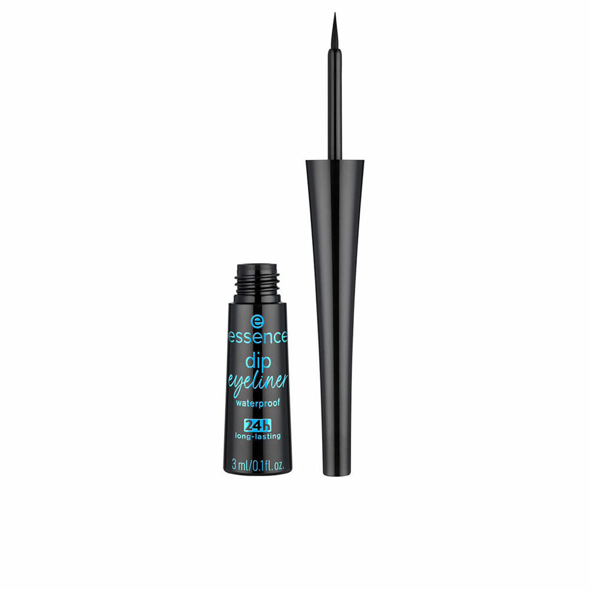 Essence, Dip Eyeliner 24h, Liquid Eyeliner, 01, Black, 3 ml