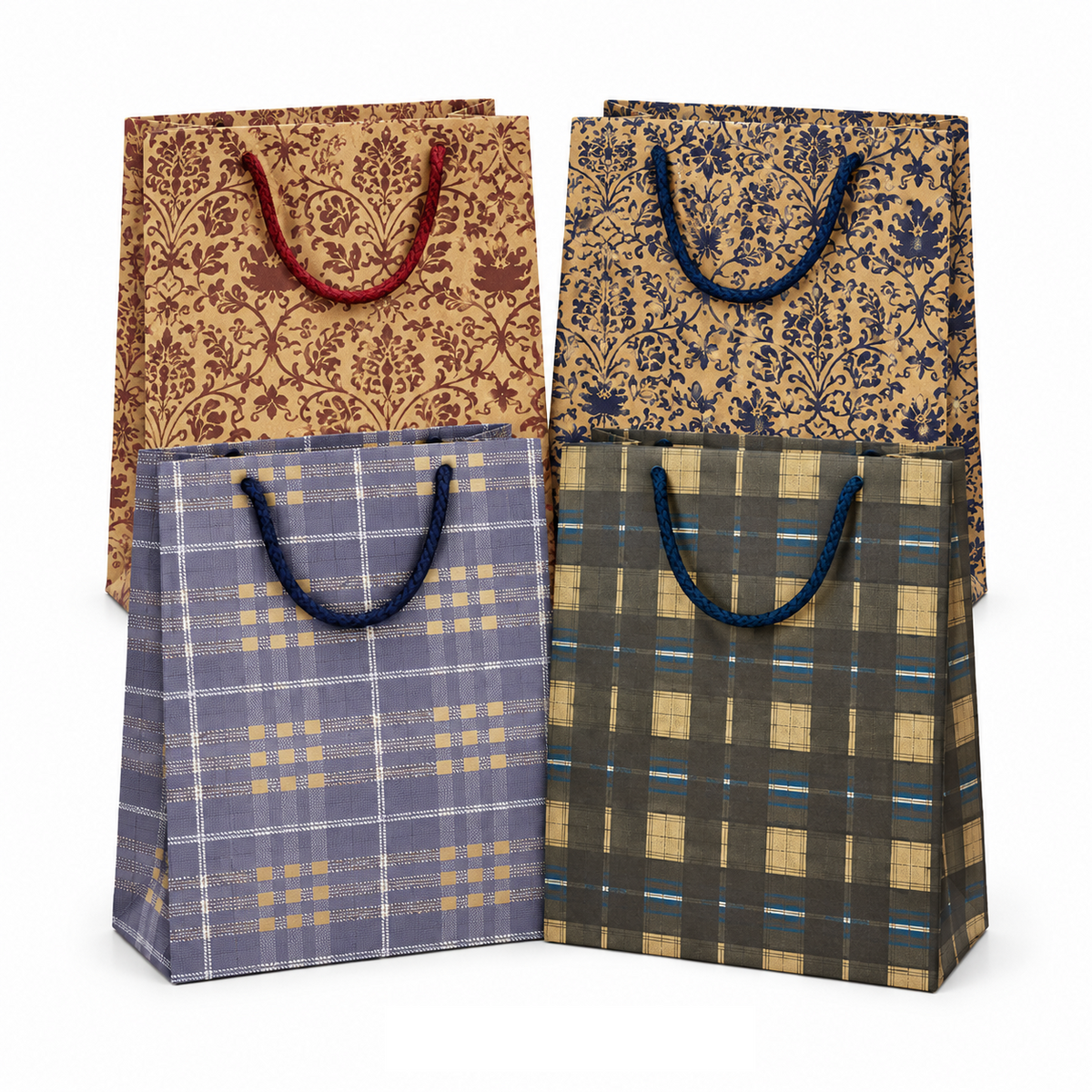 Pungi de cadou Kraft, S, set de 12 buc