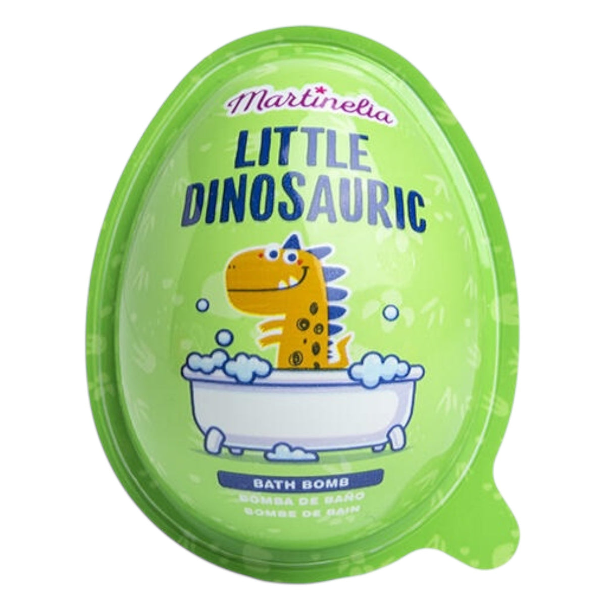 Bila efervescenta de baie Little Dinorassic Surprise Bath Bomb Martinelia 99587, verde, 140 g