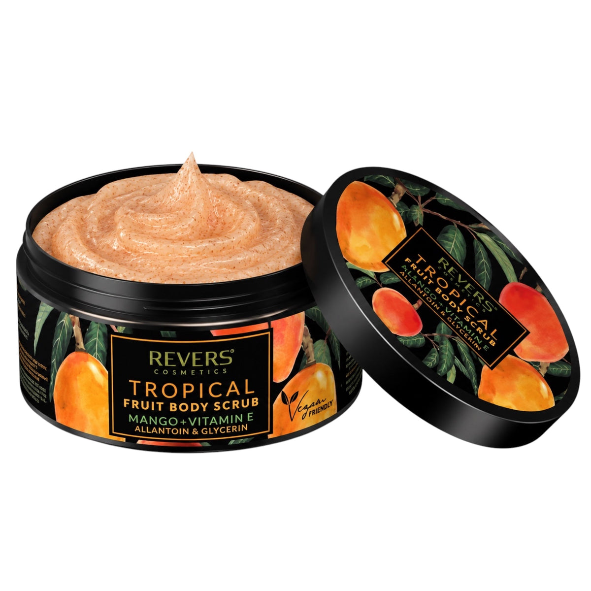 Exfoliant de corp tropical cu aroma de mango, Revers, 200 ml