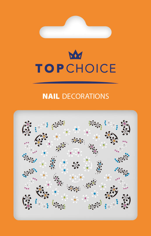 Stickere pentru unghii, set de 6 folii, Top Choice 42959