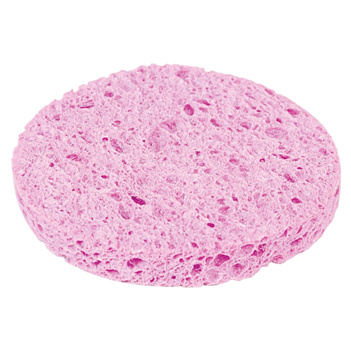 Burete Demachiant si Exfoliant Delicat Top Choice 6470, Celuloza, roz