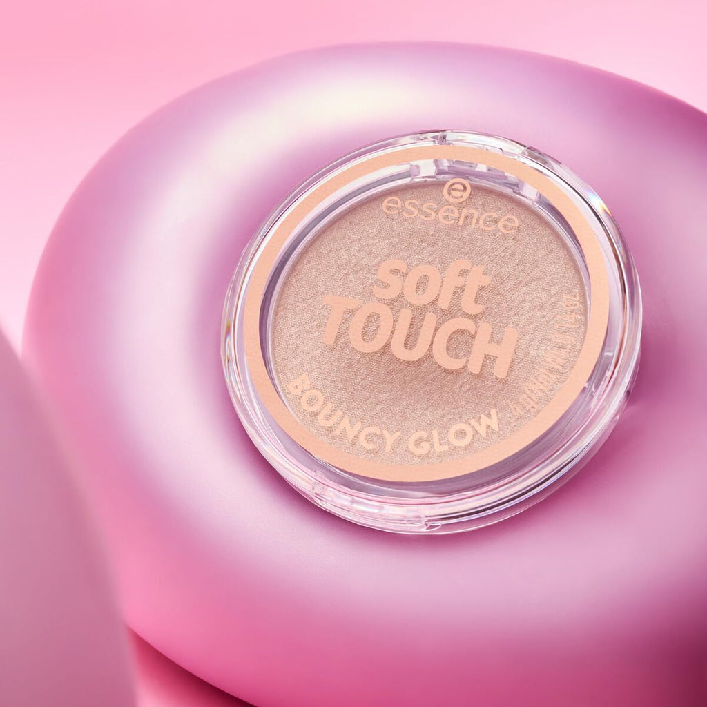 Essence, Soft Touch Bouncy Glow, Highlighting, Highlighter Powder, 10, Soft Glaze, 4 g