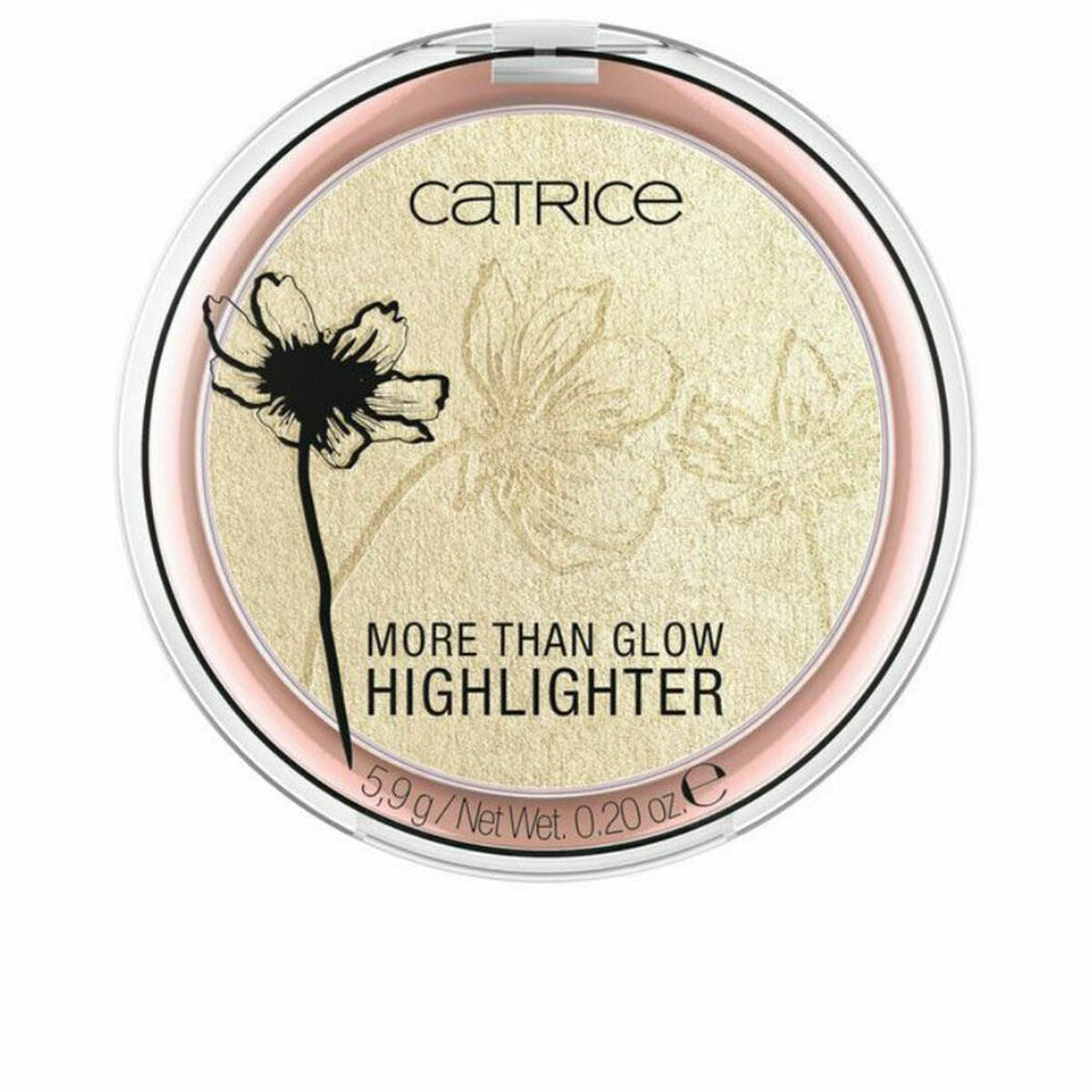 Catrice, More Than Glow, Luminous, Blush Highlighter Compact, 010, Ultimate Platinum Glaze, 5.9 g