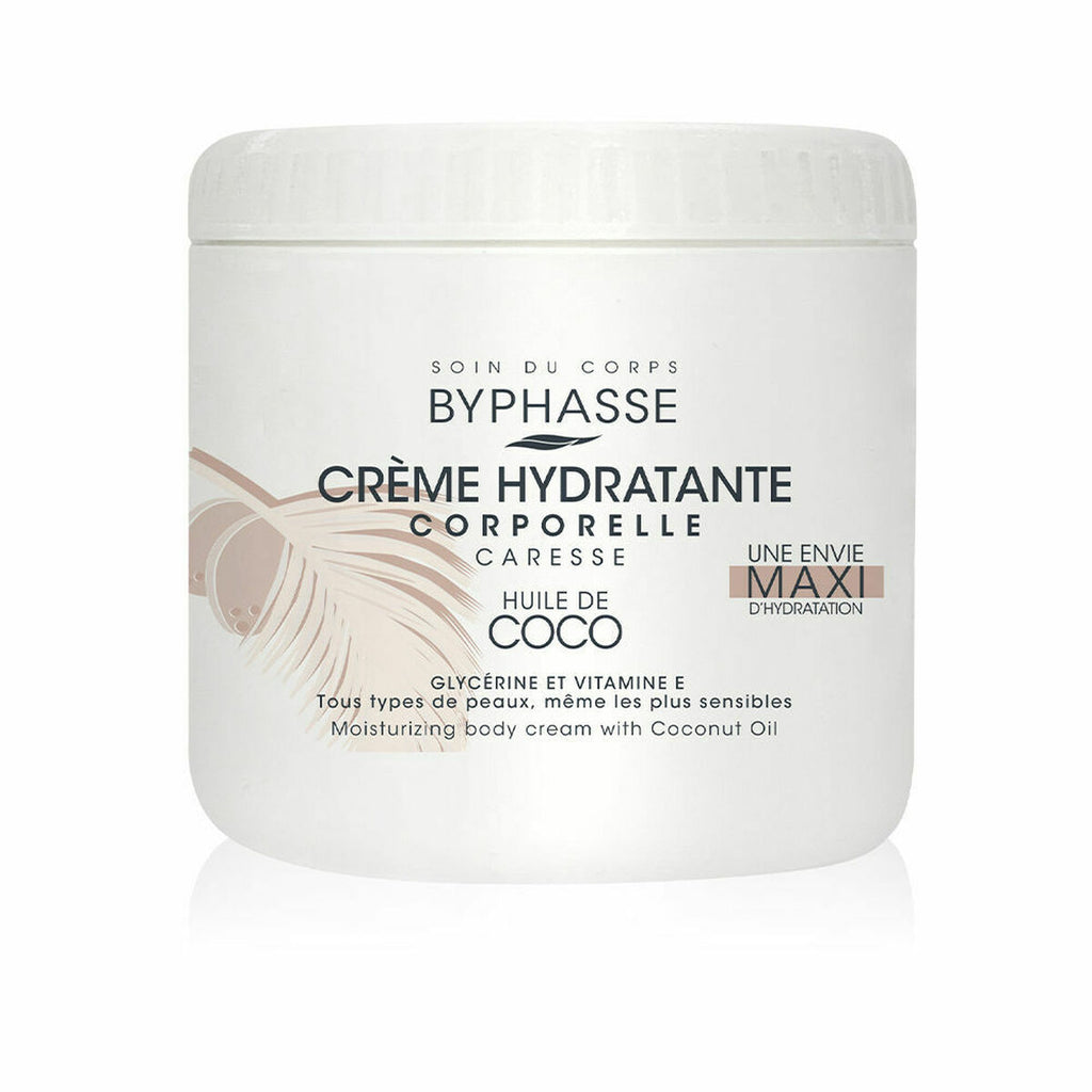 Byphasse, Coconut Oil, Moisturizing, Body Cream, 500 ml