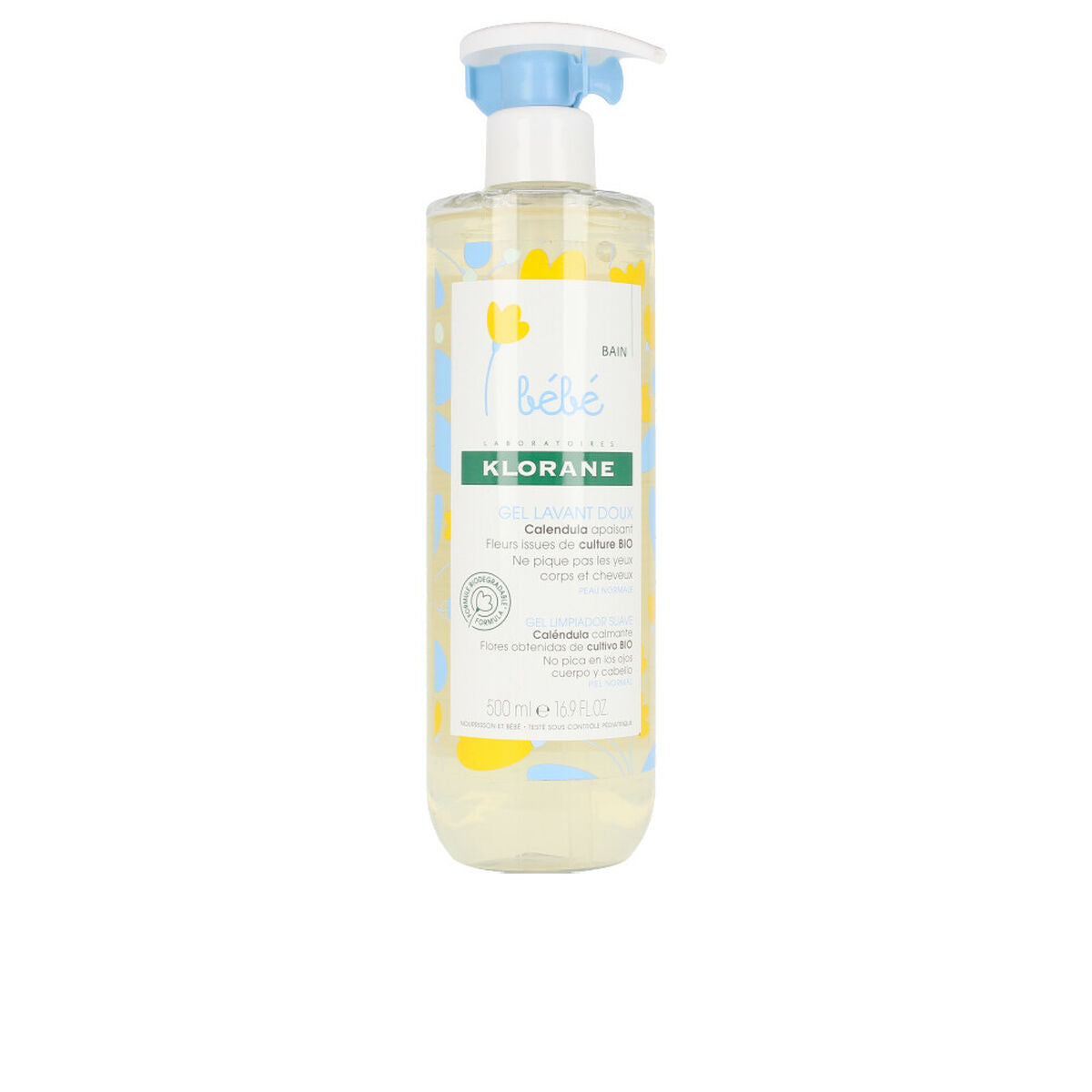 Klorane, Baby, Gentle Cleansing, Shower Gel, For Hair & Body, All Skin Types, 500