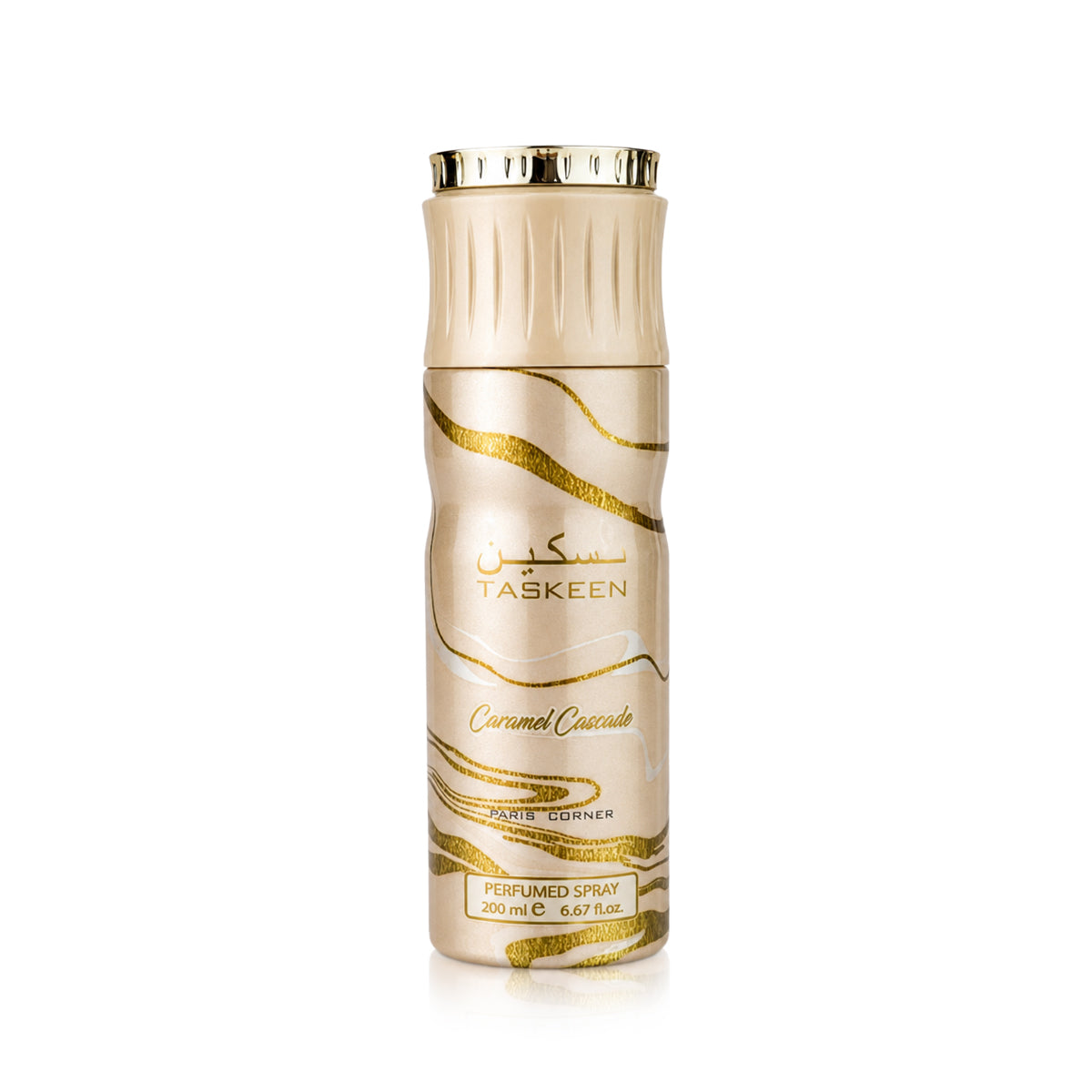 Paris Corner, Taskeen Caramel Cascade, Deodorant Spray, Unisex, 200 ml