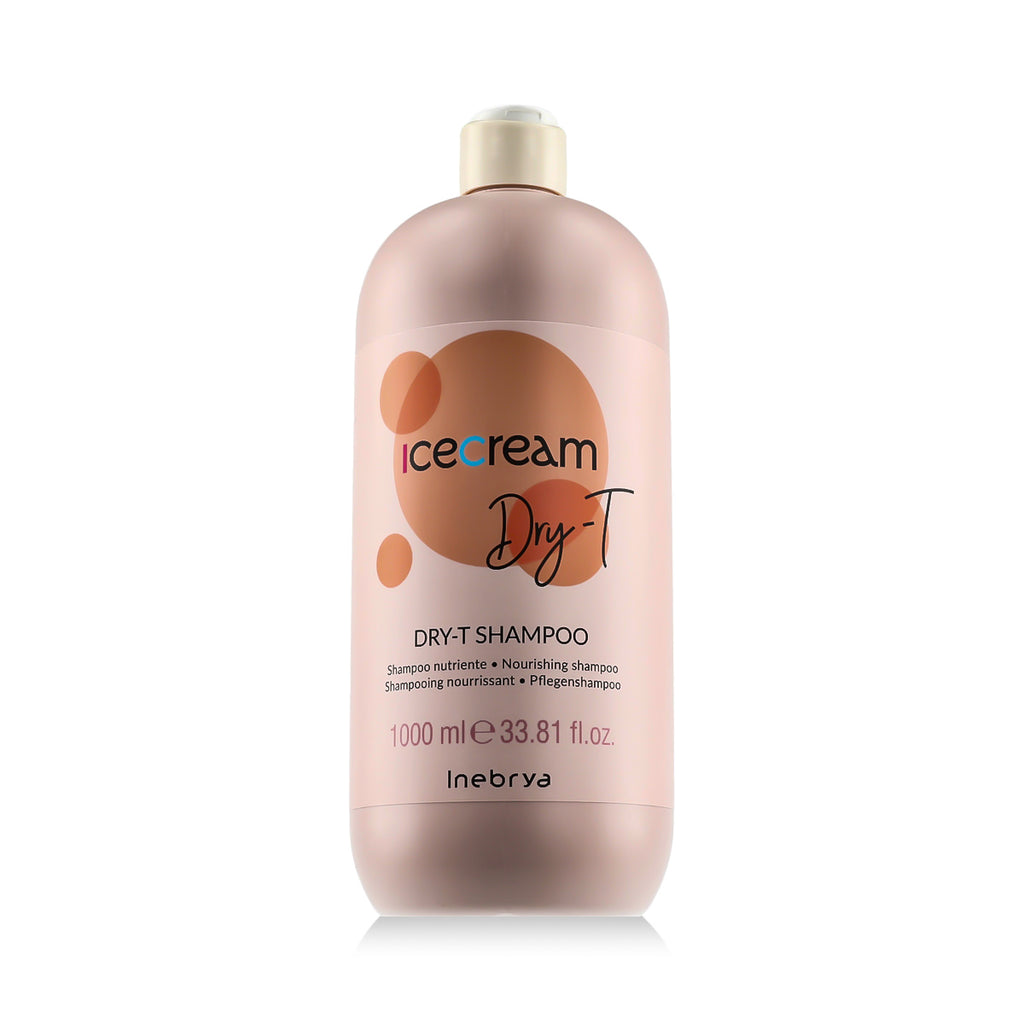 Inebrya, Ice Cream Dry-T, Hair Shampoo, Nourishing, 1000 ml