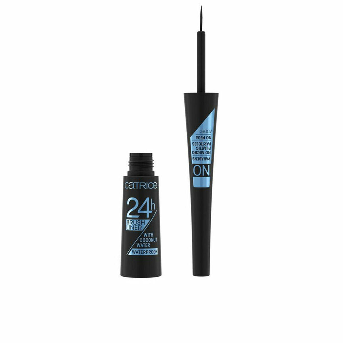 Catrice, 24h Brush Liner, Waterproof, Brush, Matte, Liquid Eyeliner, 010, Ultra Black, 3 ml