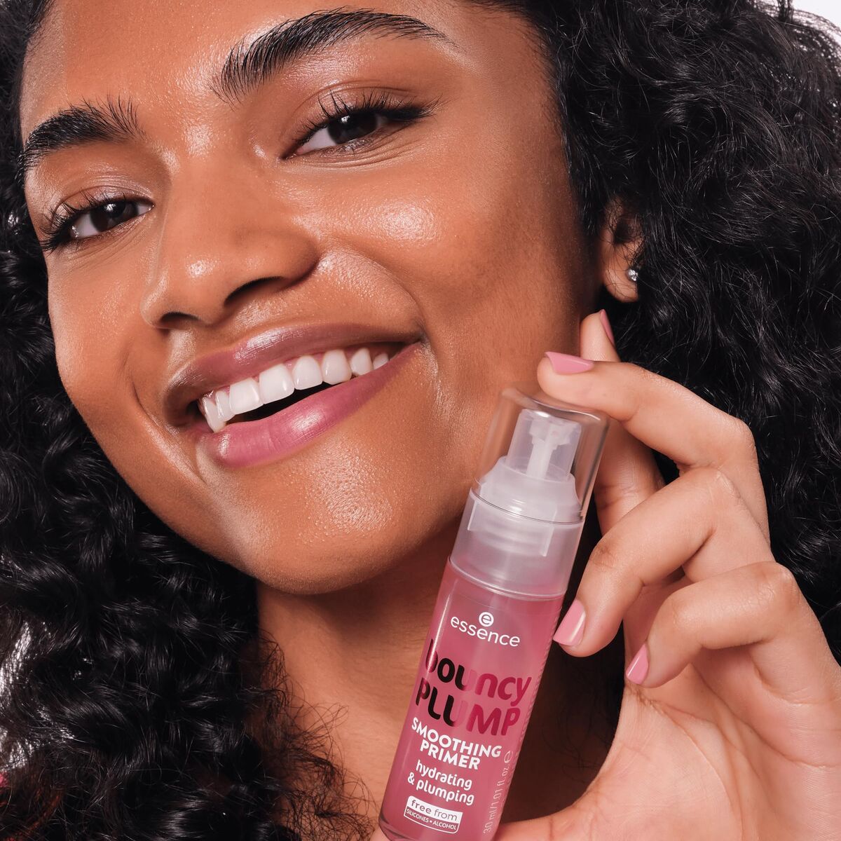 Essence, Bouncy Plump Smoothing Primer, Hydrating and plumping, Liquid Primer, 50 ml
