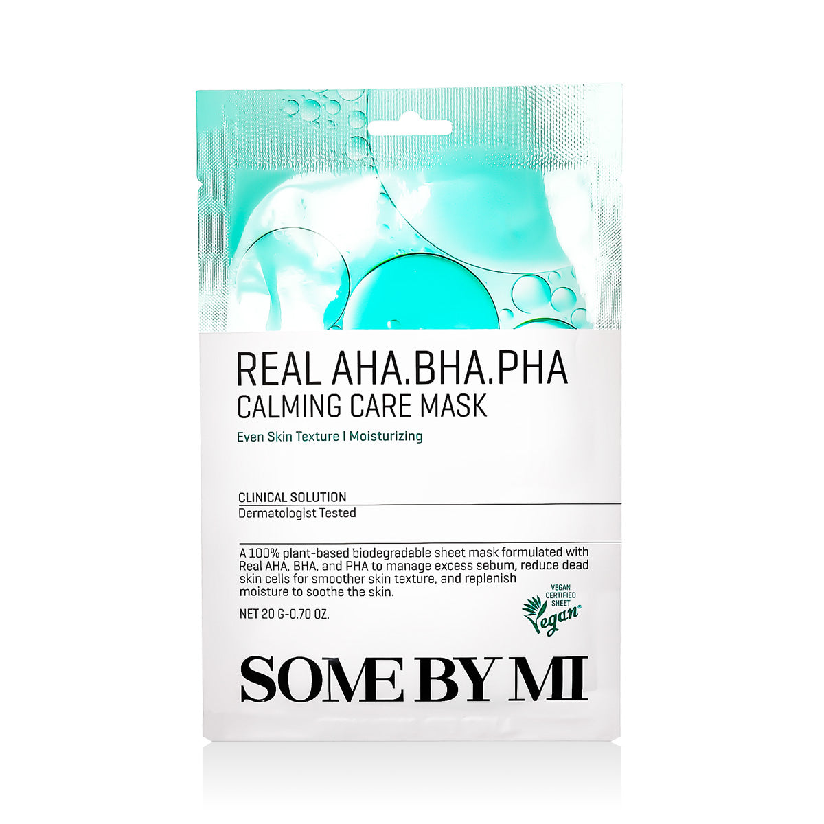 Some By Mi, Real Aha-Bha-Pha, Calming, Sheet Mask, For Face, 25 g