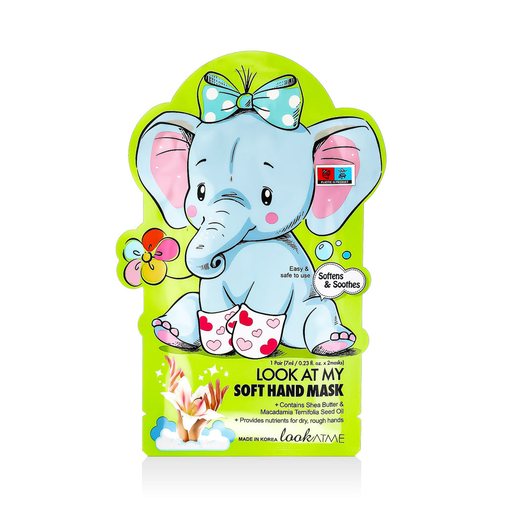 Look At Me, Soft, Shea Butter, Softening, Hand Sheet Mask, 14 g