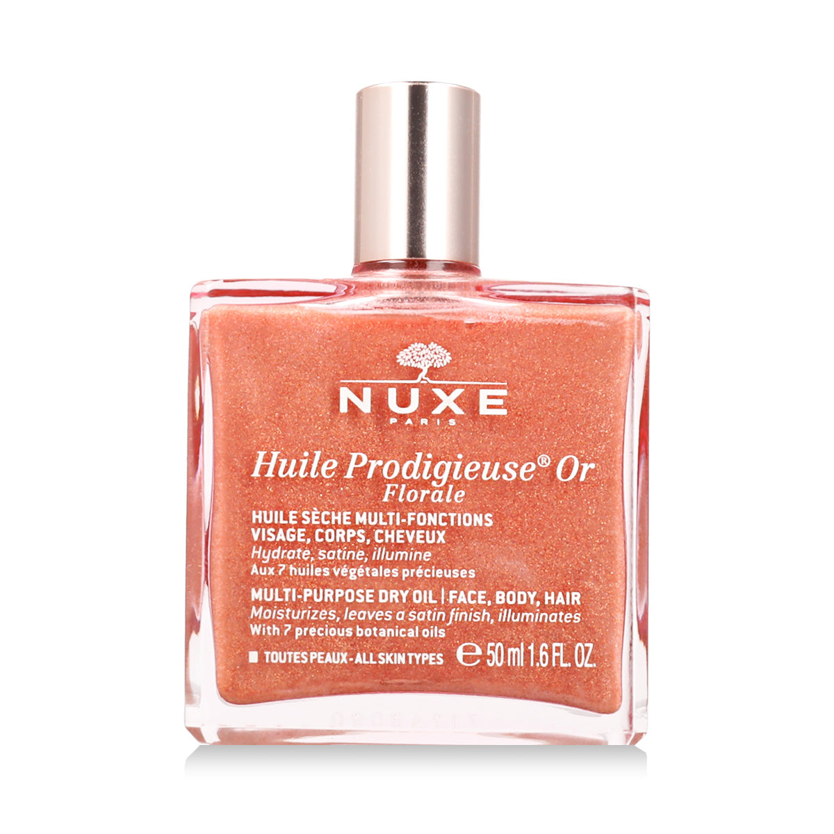 Nuxe, Huile Prodigieuse Or Florale, Moisturizing, Body Oil, For Body, Face & Hair, 50 ml