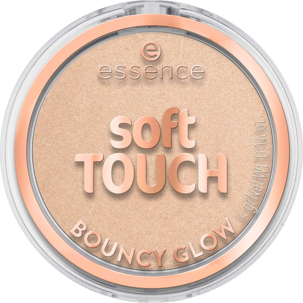 Essence, Soft Touch Bouncy Glow, Highlighting, Highlighter Powder, 10, Soft Glaze, 4 g