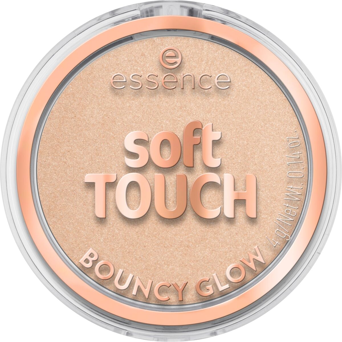 Essence, Soft Touch Bouncy Glow, Highlighting, Highlighter Powder, 10, Soft Glaze, 4 g