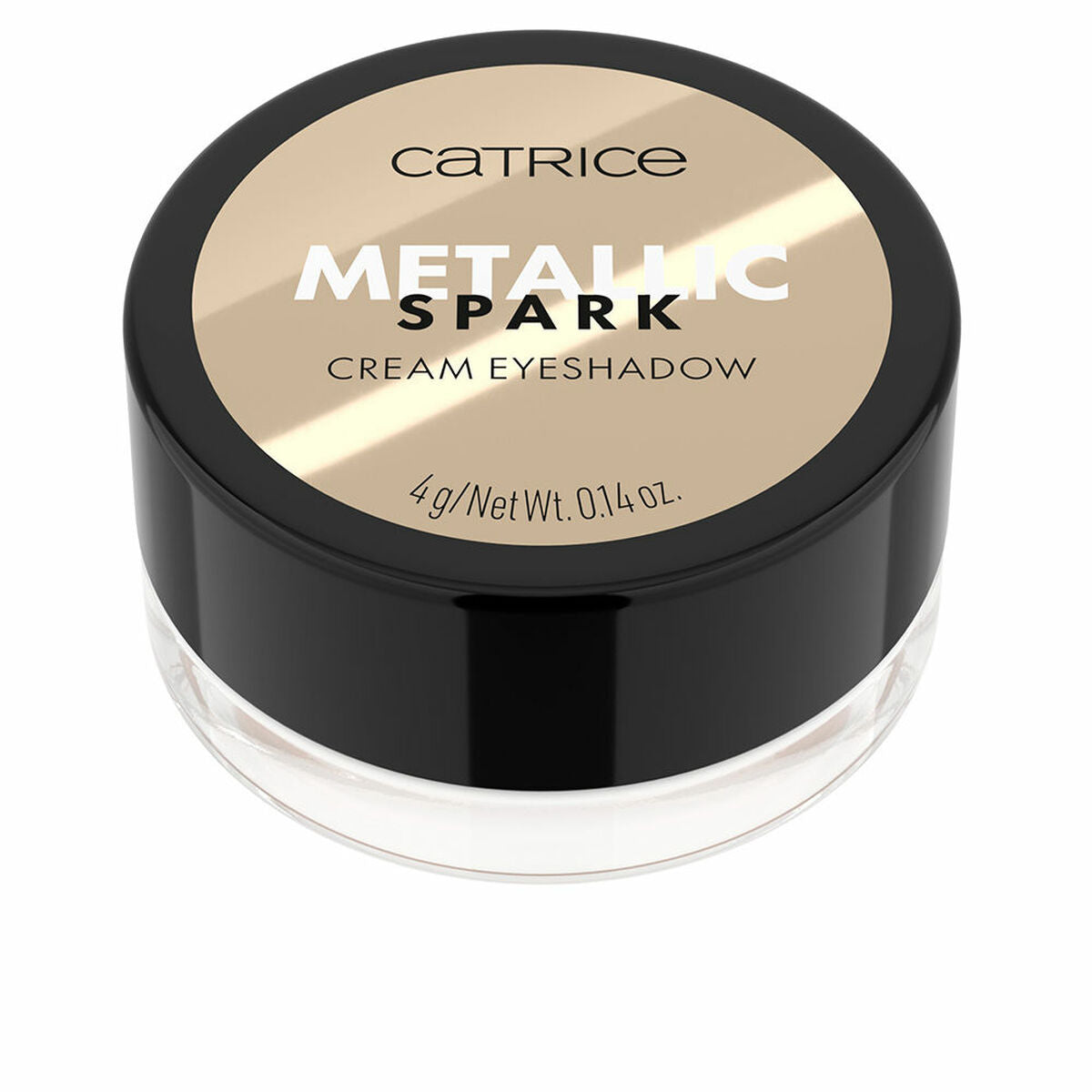 Catrice, Metallic Spark, Brilliant, Cream Eyeshadow, 010, Champagne Chic, 4 g