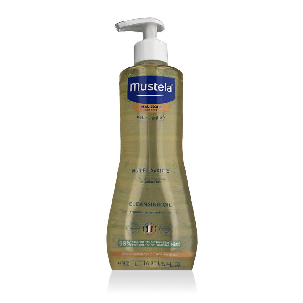 Mustela, Cleansing Oil, Avocado Oil, Nourishing, Shower Oil, For Dry Skin, 500 ml