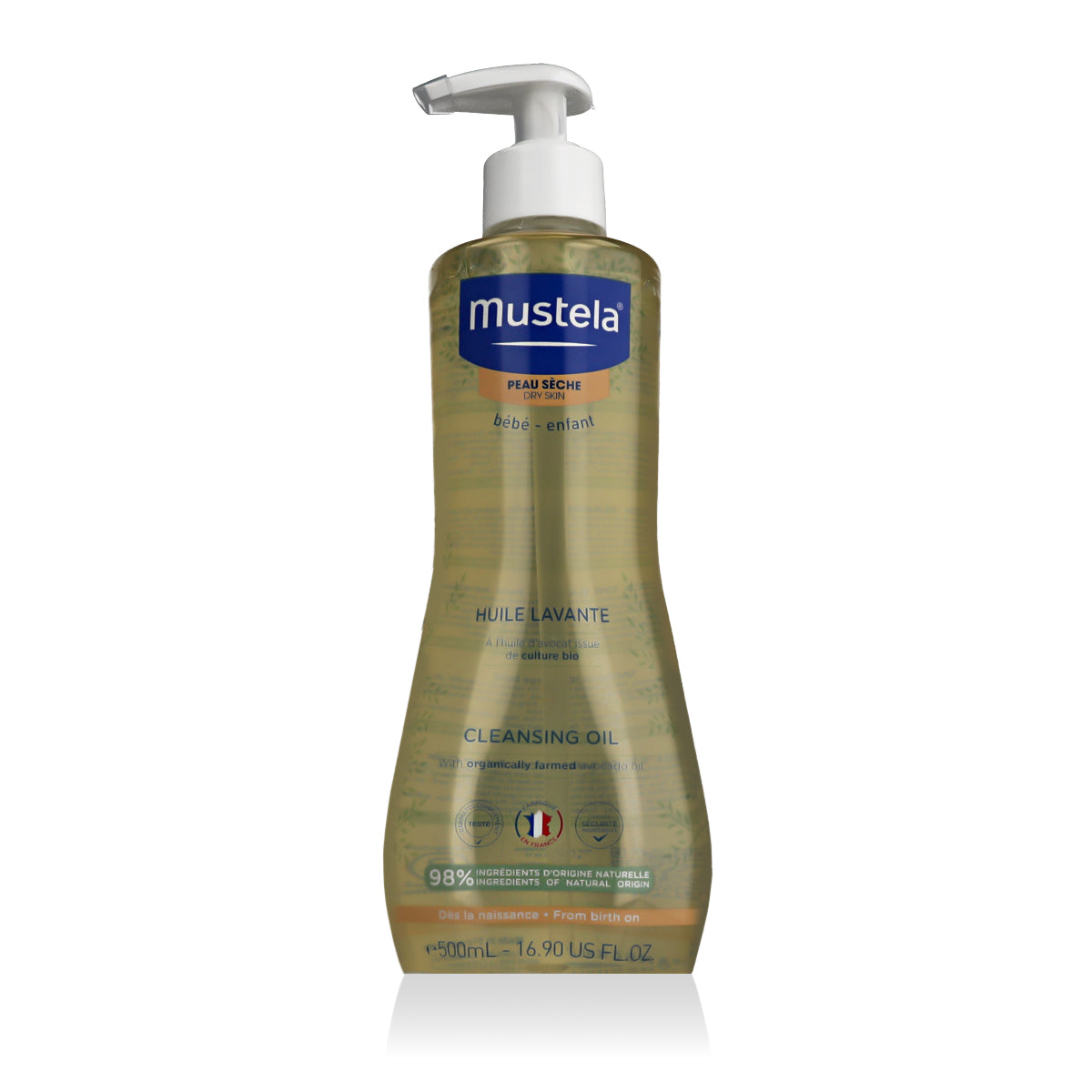 Mustela, Cleansing Oil, Avocado Oil, Nourishing, Shower Oil, For Dry Skin, 500 ml