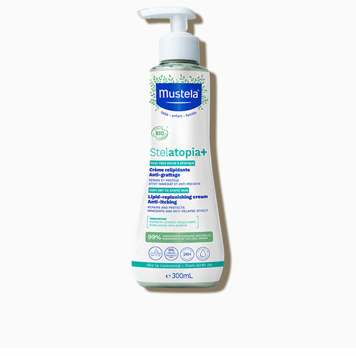 Mustela, Stelatopia+, Sunflower, Lipid Replenishing, Cream, 300 ml