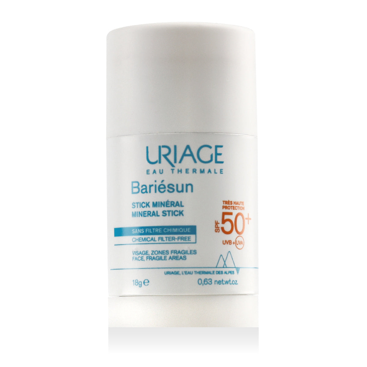 Uriage, Bariesun Mineral, Sunscreen Stick, SPF50+, 18 g