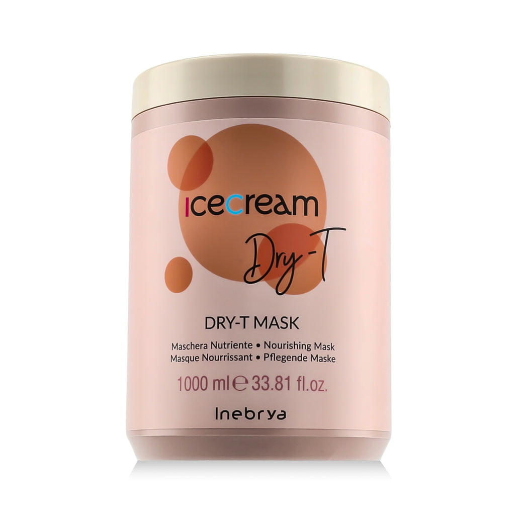 Inebrya, Ice Cream Dry-T, Hair Treatment Cream Mask, Hydrating, 1000 ml