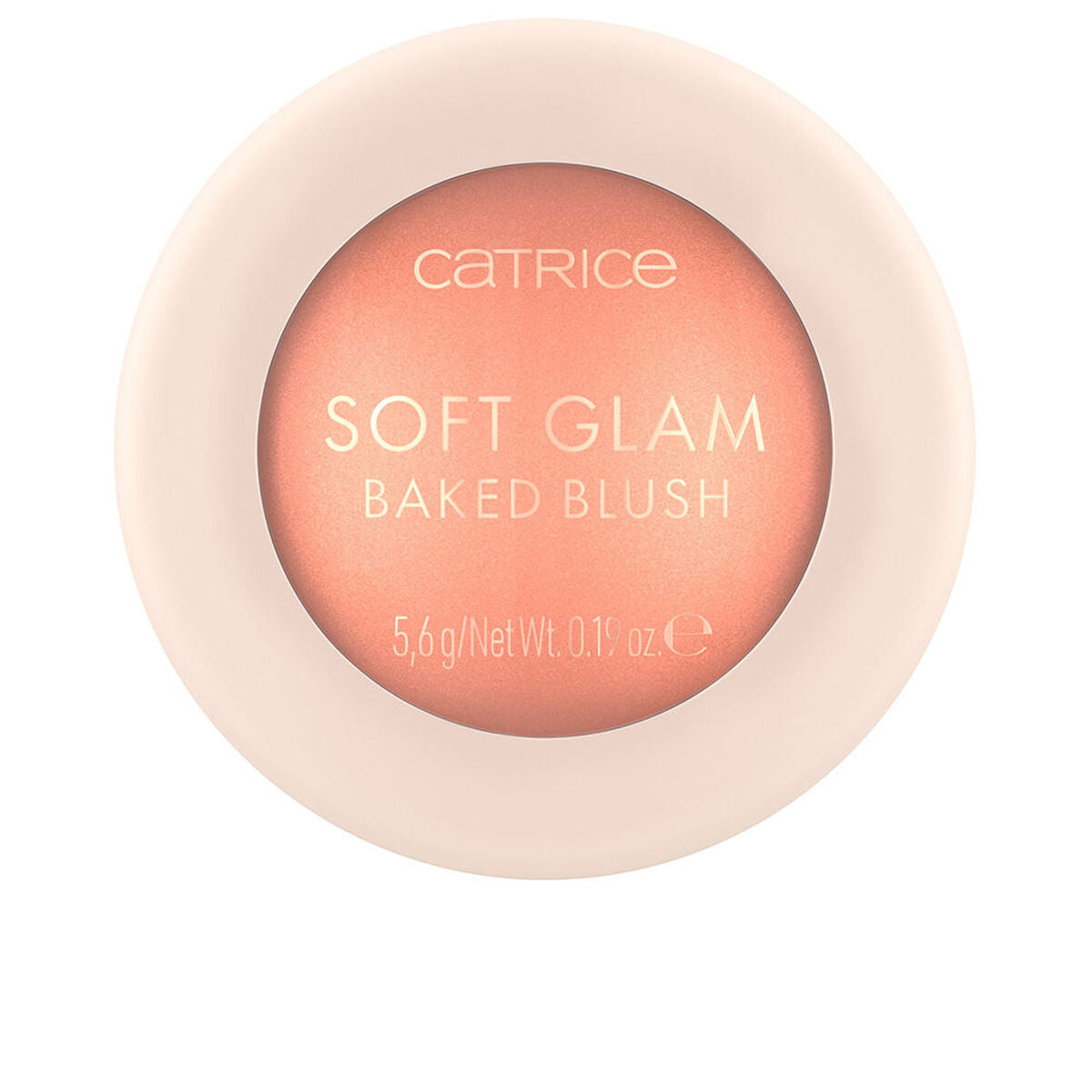 Catrice, Soft Glam Baked Blush, Luminous, Blush Compact Powder, 020, Peachy Breeze, 5.6 g