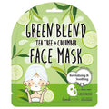 Look At Me, Green Blend, Cucumber, Revitalising, Sheet Mask, For Face, 25 ml