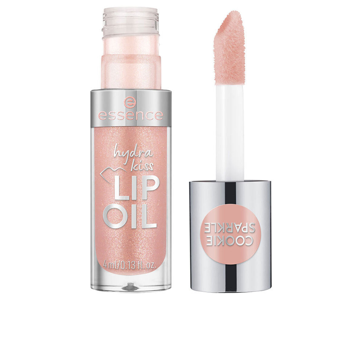 Essence, Hydra Kiss, Gloss, Lip Oil, 09, Cookie Sparkle, 4 ml