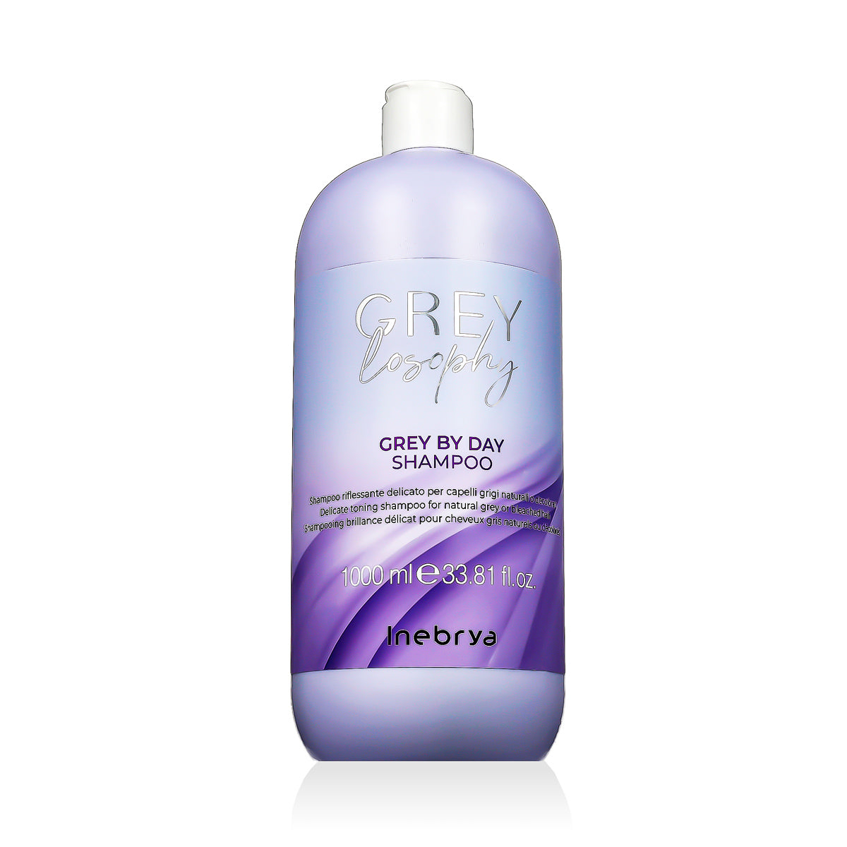 Inebrya, Grey By Day, Hair Shampoo, For Neutralisation Of Yellow Tones, 1000 ml